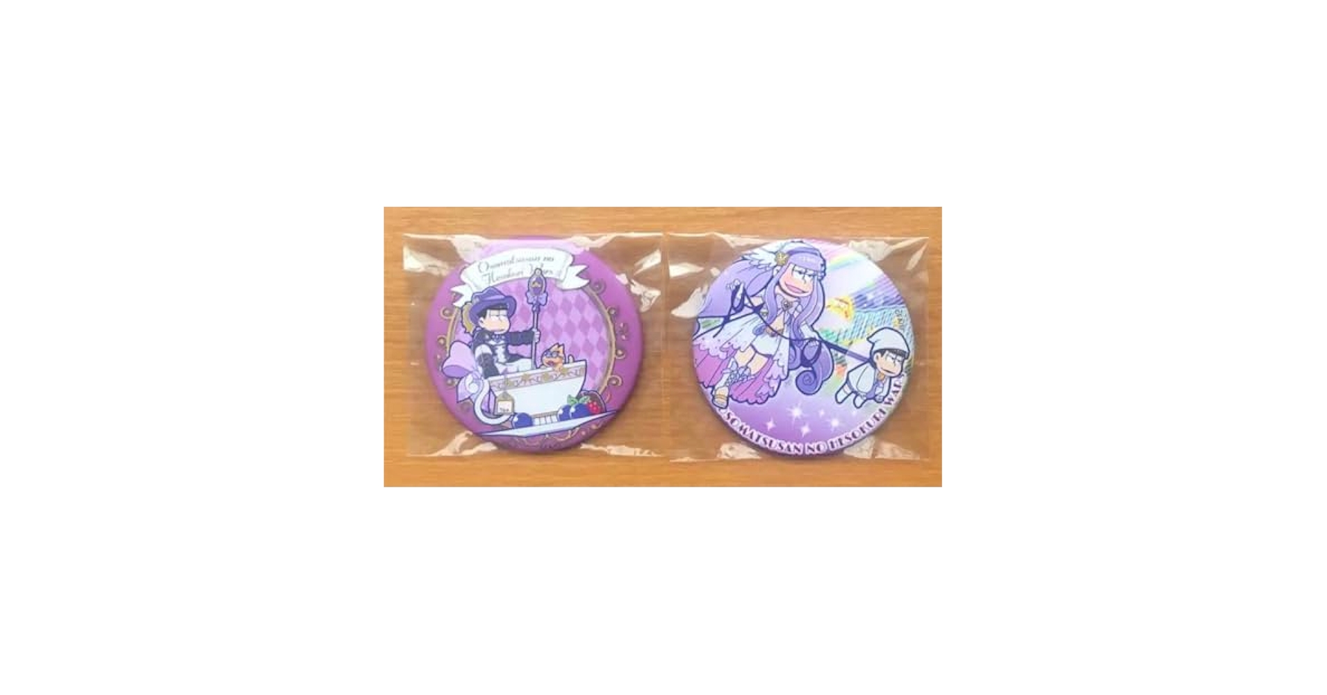 へそウォ　紅茶　缶バッジ　おそ松さん へそウォ 紅茶 缶バッジ おそ松さん